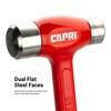 Capri Tools 47 oz. Dual Steel Faced Dead Blow Hammer CPBPF47